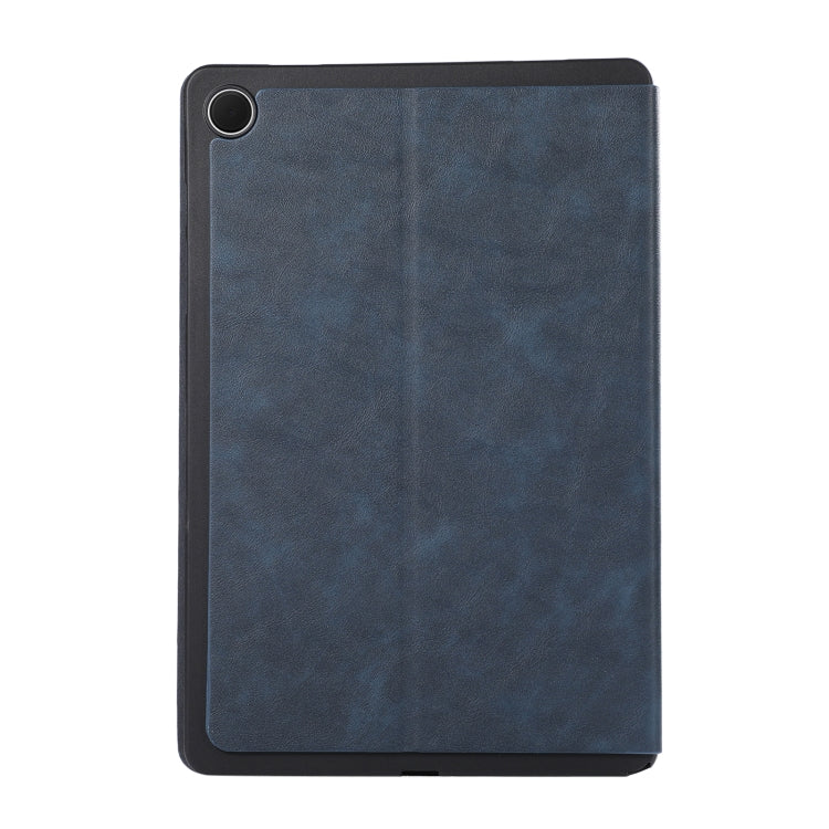 For Samsung Galaxy Tab A9+ TPU Flip Tablet Protective Leather Case(Dark Blue) by bashfashion