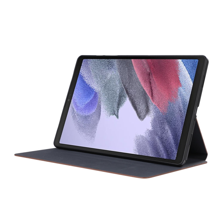 For Samsung Galaxy Tab A9+ TPU Flip Tablet Protective Leather Case(Brown) by bashfashion