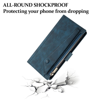 For iPhone 15 Pro Max ESEBLE Retro Frosted RFID Flip Leather Phone Case(Dark Green) by ESEBLE