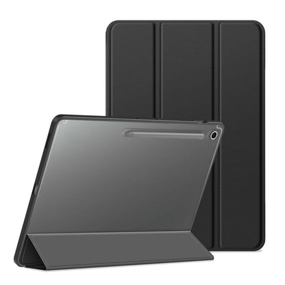 For Samsung Galaxy Tab S10 FE+ DUX DUCIS TOBY Series Antiskid Leather Tablet Case with Sleep / Wake-up Function(Black) by DUX DUCIS