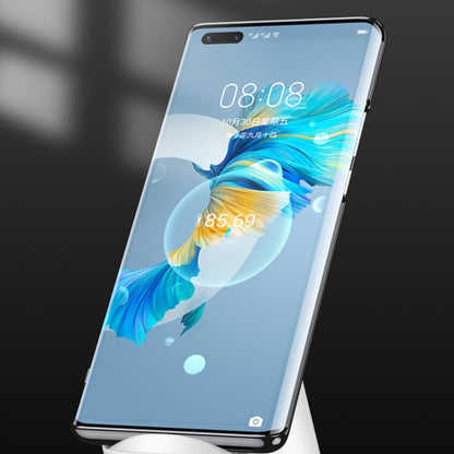 For Huawei Mate 40 Pro GKK Electroplating Leather Surface Phone Case(Cyan) by GKK