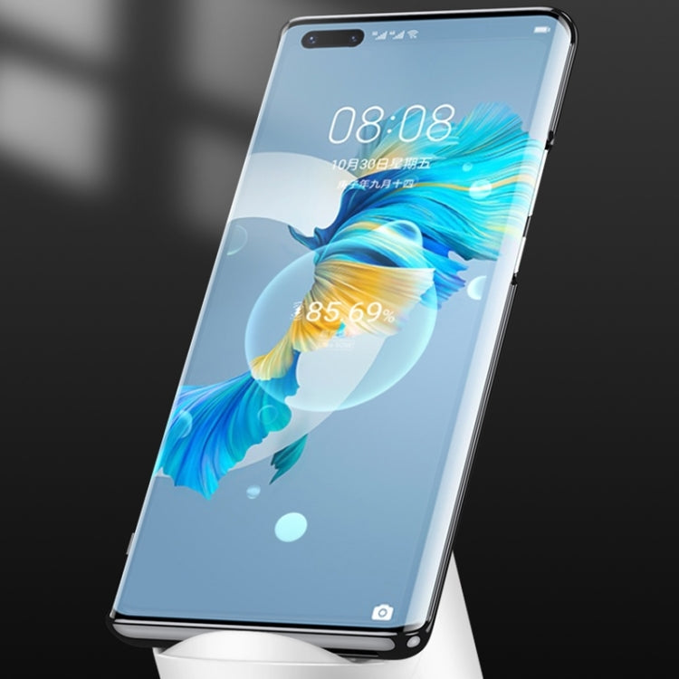 For Huawei Mate 40 GKK Electroplating Leather Surface Phone Case(Carbon Fiber) by GKK