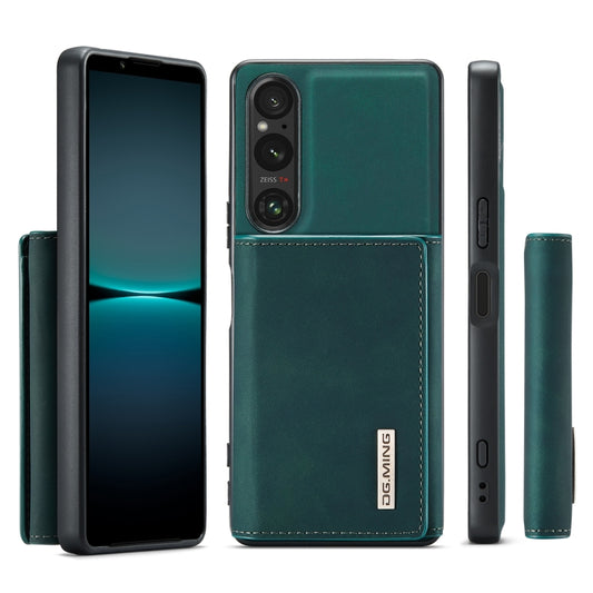 For Sony Xperia 1 VI DG.MING M1 Series 3-Fold Multi Card Wallet + Magnetic Phone Case(Green) by DG.MING