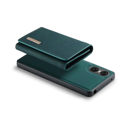 For Sony Xperia 10 VI DG.MING M1 Series 3-Fold Multi Card Wallet + Magnetic Phone Case(Green) by DG.MING