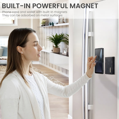 For Sony Xperia 10 VI DG.MING M2 Series 3-Fold Multi Card Bag + Magnetic Phone Case(Black) by DG.MING