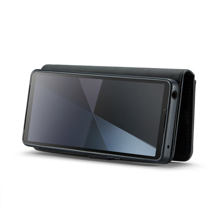 For Sony Xperia 10 VI DG.MING Crazy Horse Texture Detachable Magnetic Leather Phone Case(Black) by DG.MING