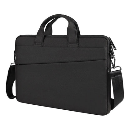 For 13.3 inch ST01S Waterproof Oxford Laptop Diagonal Shoulder Handbag(Black) by bashfashion