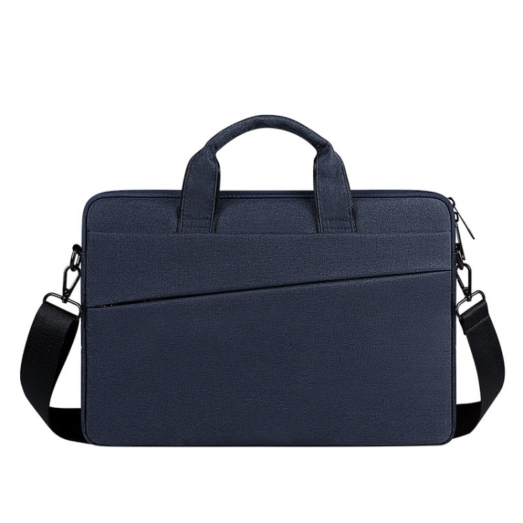 For 13.3 inch ST01S Waterproof Oxford Laptop Diagonal Shoulder Handbag(Navy Blue) by bashfashion