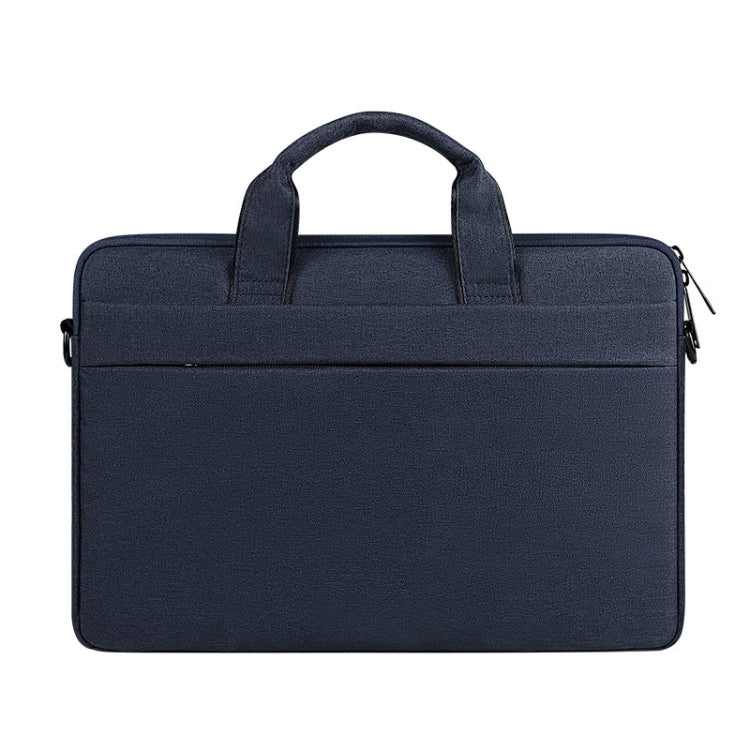 For 13.3 inch ST01S Waterproof Oxford Laptop Diagonal Shoulder Handbag(Navy Blue) by bashfashion