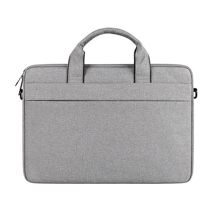 For 14.1 inch ST01S Waterproof Oxford Laptop Diagonal Shoulder Handbag(Light Grey) by bashfashion