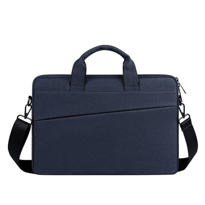 For 15.6 inch ST01S Waterproof Oxford Laptop Diagonal Shoulder Handbag(Navy Blue) by bashfashion