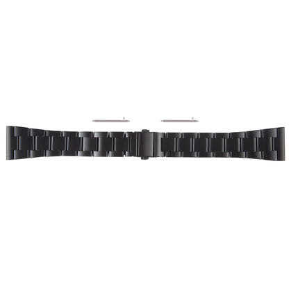For Huawei Watch 4 22mm Three-bead Stainless Steel Watch Band(Black) by bashfashion