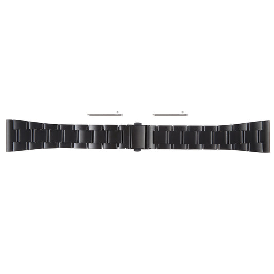 For Huawei Watch 4 22mm Three-bead Stainless Steel Watch Band(Black) by bashfashion