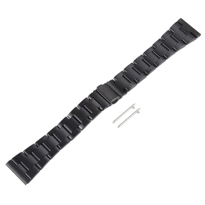 For Huawei Watch 4 22mm Three-bead Stainless Steel Watch Band(Black) by bashfashion