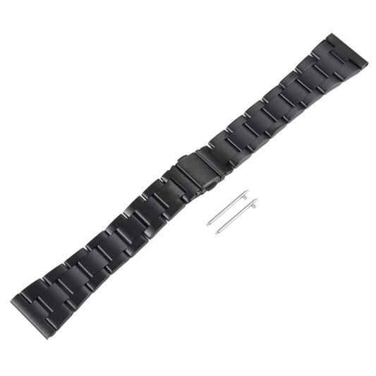 For Huawei Watch 4 22mm Three-bead Stainless Steel Watch Band(Black) by bashfashion