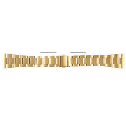 For Huawei Watch 4 22mm Three-bead Stainless Steel Watch Band(Gold) by bashfashion