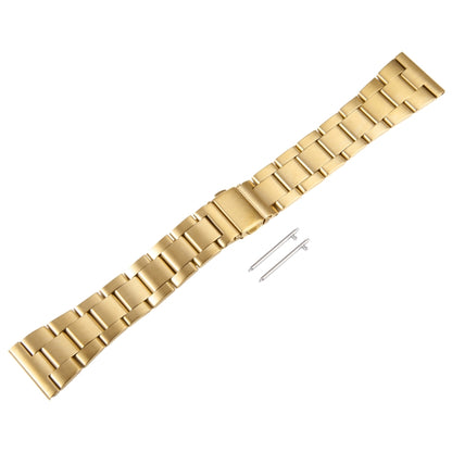 For Huawei Watch 4 22mm Three-bead Stainless Steel Watch Band(Gold) by bashfashion
