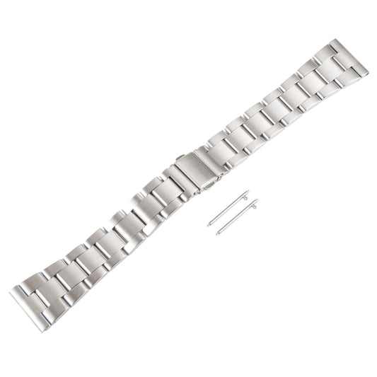 For Huawei Watch 4 22mm Three-bead Stainless Steel Watch Band(Silver) by bashfashion