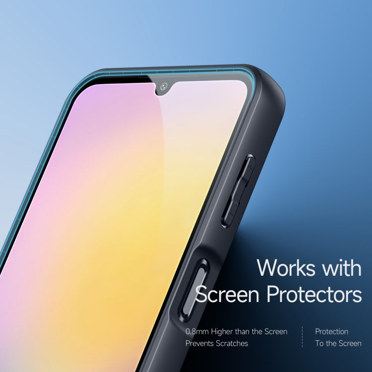 For Samsung Galaxy A25 5G DUX DUCIS Aimo Series TPU + PC Frosted Feel Phone Case(Black) by DUX DUCIS