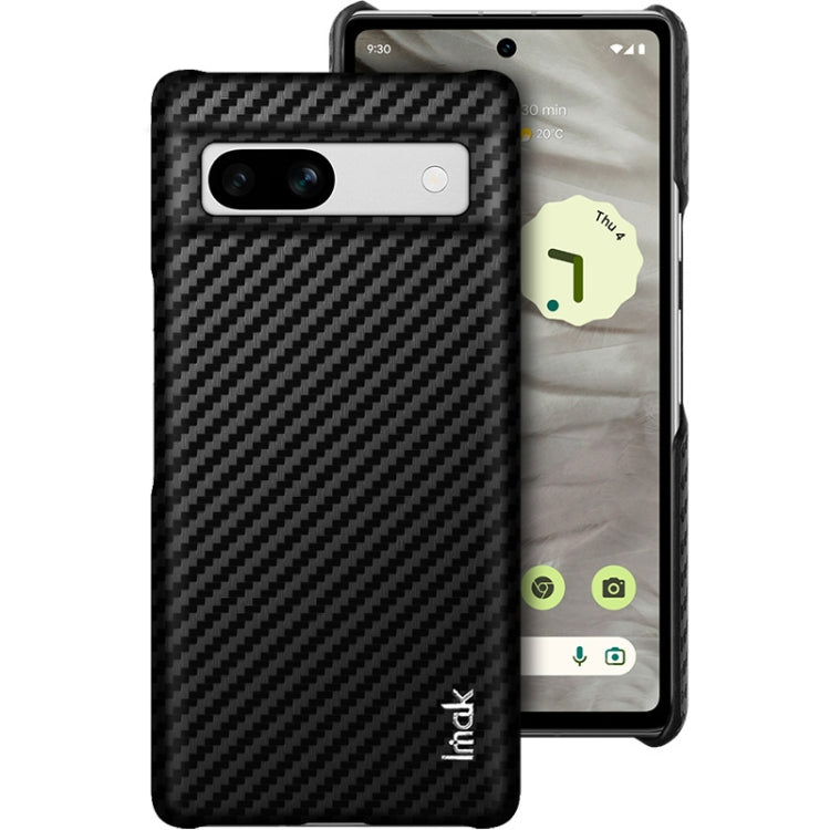 For Google Pixel 7a imak Ruiyi Series PU + PC Phone Case(Carbon Fiber Texture) by imak