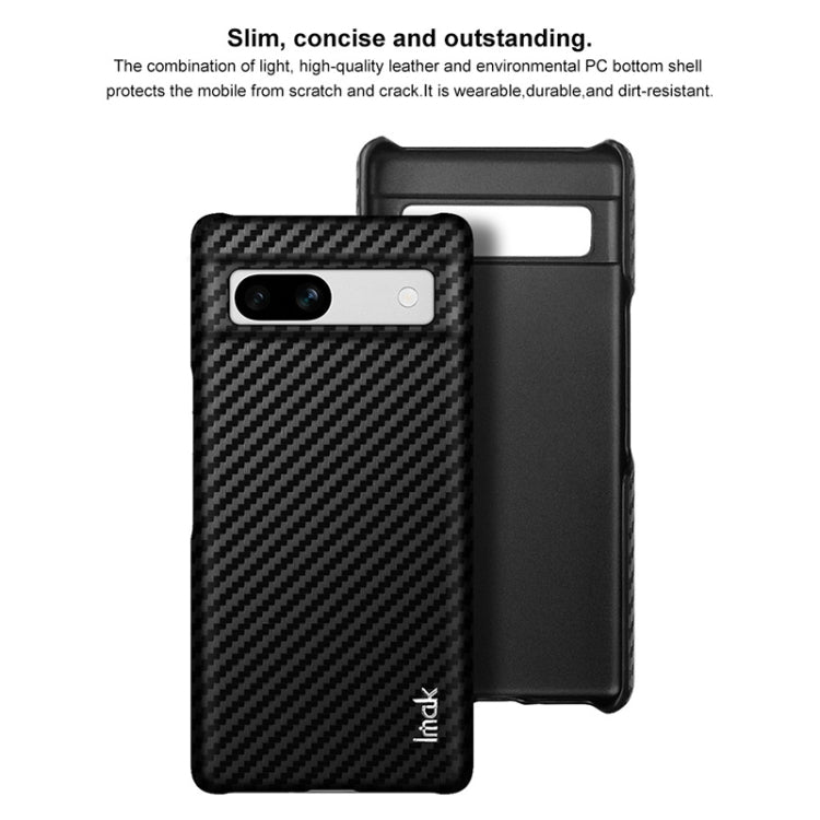 For Google Pixel 7a imak Ruiyi Series PU + PC Phone Case(Carbon Fiber Texture) by imak