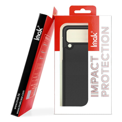 For Motorola Razr 40 imak Ruiyi Series Carbon Fiber PU + PC Phone Case by imak