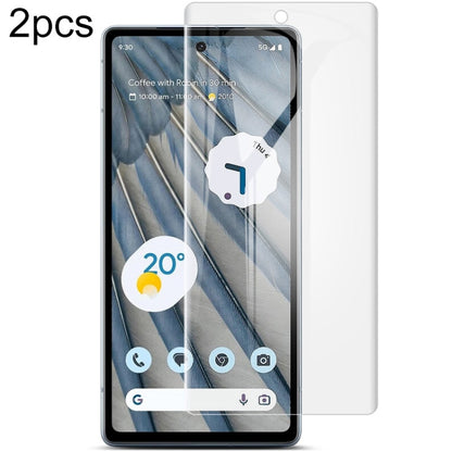 For Google Pixel 7a 2pcs imak Curved Full Screen Hydrogel Film Protector by imak