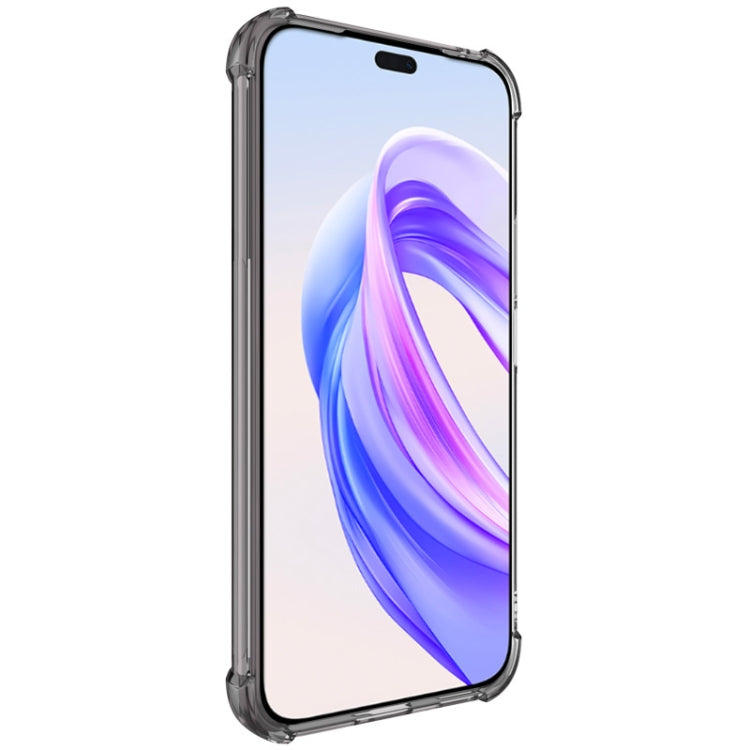 For Honor X50i+ 5G imak Shockproof Airbag TPU Phone Case(Transparent Black) by imak