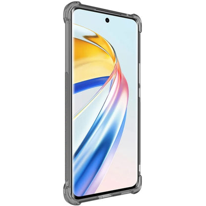 For Honor X9b 5G imak Shockproof Airbag TPU Phone Case(Transparent Black) by imak