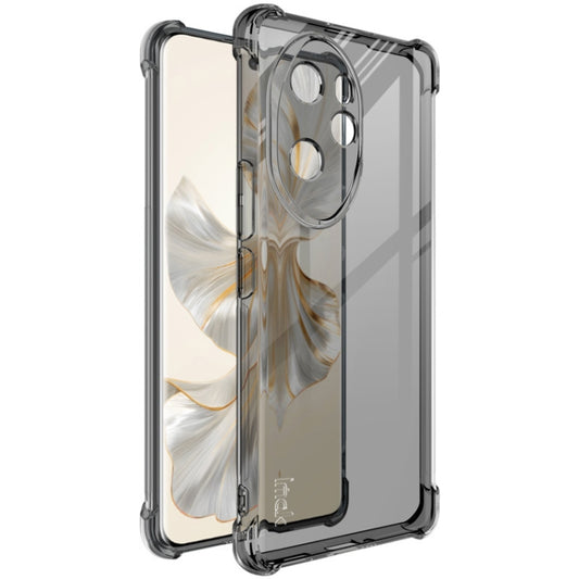 For Honor 100 Pro 5G imak Shockproof Airbag TPU Phone Case(Transparent Black) by imak