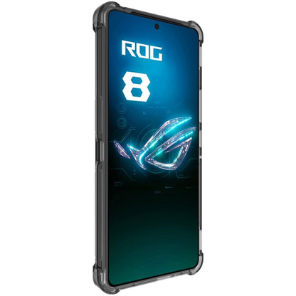 For Asus ROG Phone 8 / 8 Pro imak Shockproof Airbag TPU Phone Case(Transparent Black) by imak