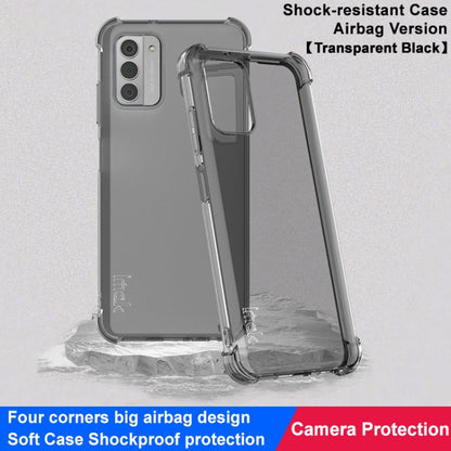 For Nokia G42 5G imak Shockproof Airbag TPU Phone Case(Transparent Black) by imak