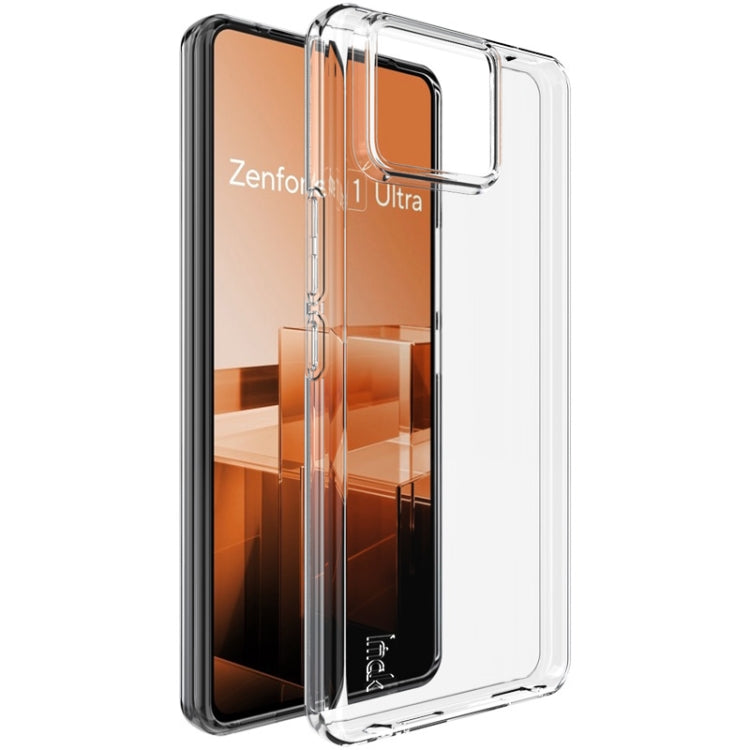For Asus Zenfone 11 Ultra 5G imak UX-5 Series Transparent Shockproof TPU Protective Case(Transparent) by imak
