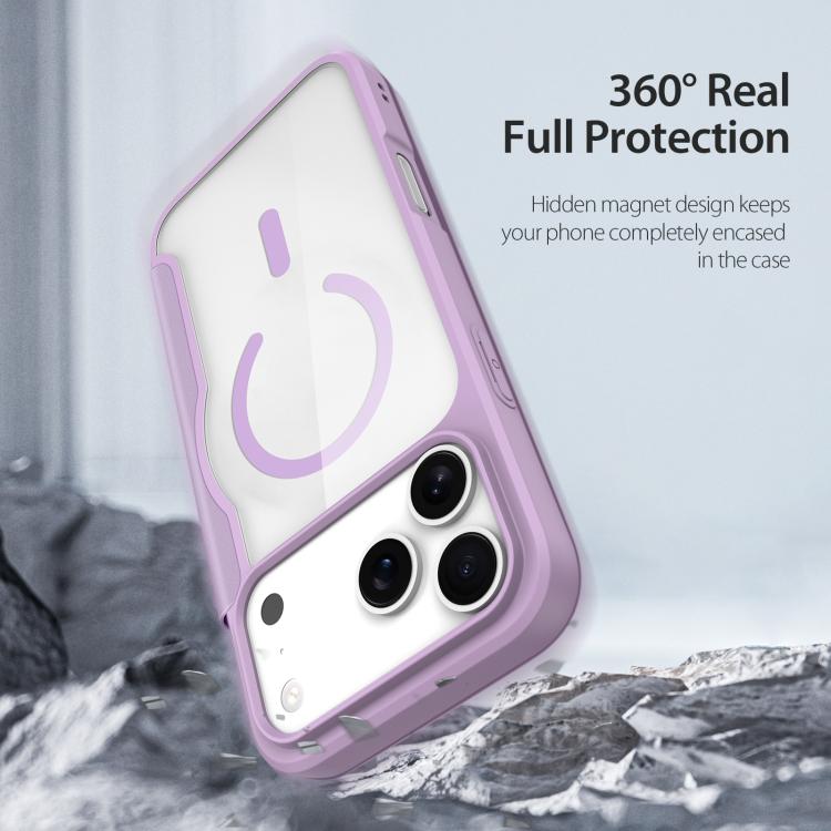 For iPhone 17 Pro Max DUX DUCIS Skin X Pro Series Magsafe PC + TPU Phone Leather Case(Purple) by DUX DUCIS