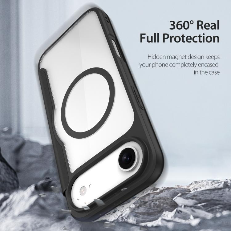 For iPhone Air DUX DUCIS Skin X Pro Series Magsafe PC + TPU Phone Leather Case(Black) by DUX DUCIS