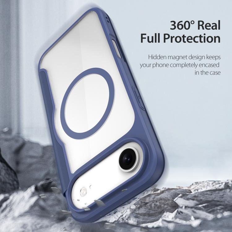 For iPhone Air DUX DUCIS Skin X Pro Series Magsafe PC + TPU Phone Leather Case(Blue) by DUX DUCIS