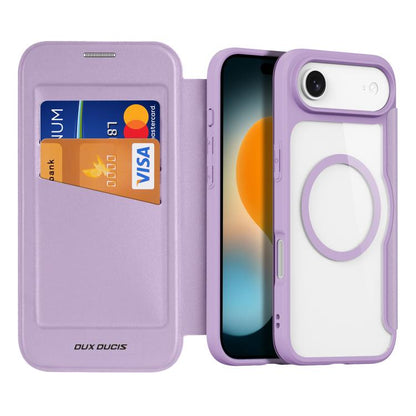 For iPhone Air DUX DUCIS Skin X Pro Series Magsafe PC + TPU Phone Leather Case(Purple) by DUX DUCIS