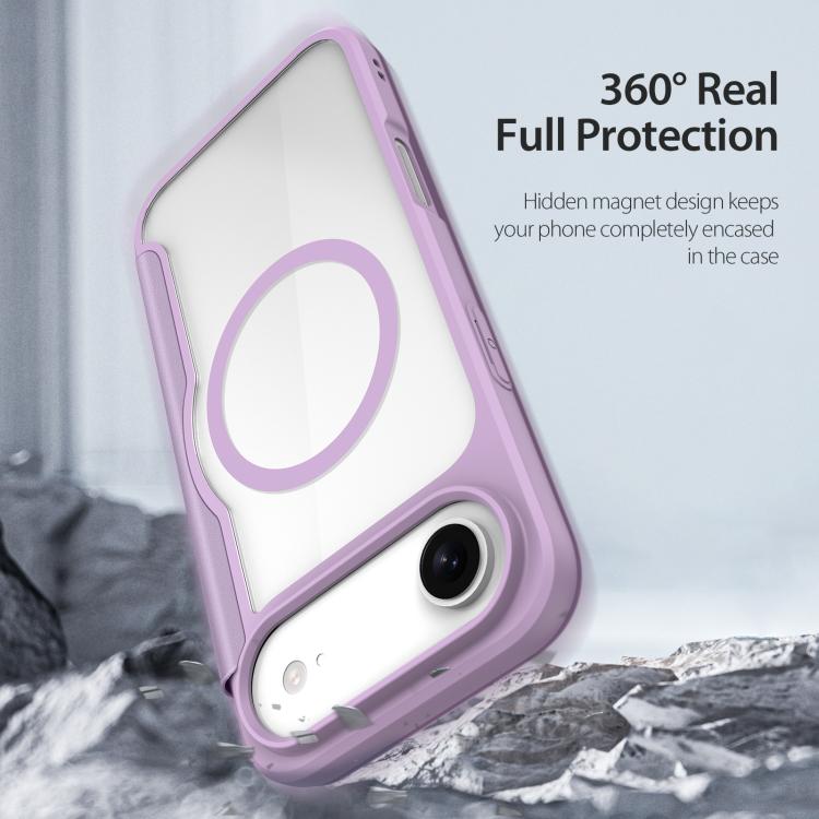 For iPhone Air DUX DUCIS Skin X Pro Series Magsafe PC + TPU Phone Leather Case(Purple) by DUX DUCIS