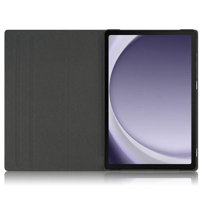 For Samsung Galaxy Tab A11+ / A9+ 360 Rotation Stand Painted Smart Leather Tablet Case(Milky Way) by bashfashion