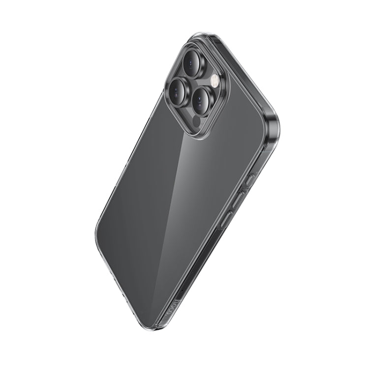 For iPhone 16 Pro Max hoco Light Series Soft TPU Phone Case(Transparent) by hoco