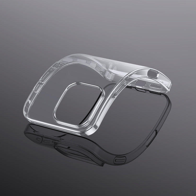 For iPhone 16 Pro Max hoco Light Series Soft TPU Phone Case(Transparent) by hoco