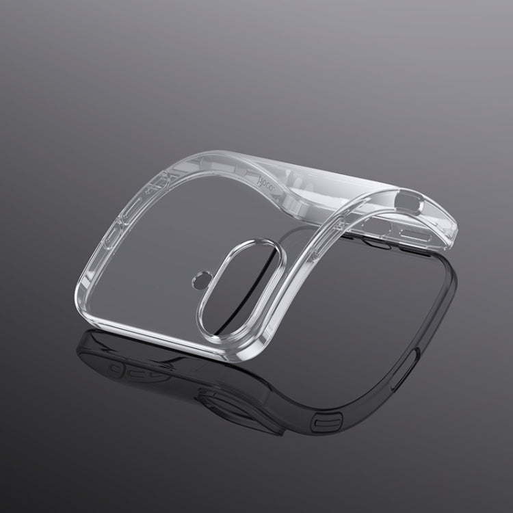 For iPhone 16 hoco Light Series Soft TPU Phone Case(Transparent) by hoco