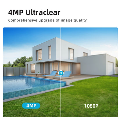 A8-C2 2MP Smart WiFi Surveillance IP Camera, Dual-light Full Color Night Vision / Two Way Audio / TF Card, Power Plug:AU Plug(White) by bashfashion