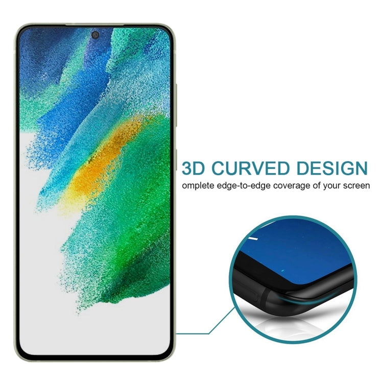 For Samsung Galaxy S21 FE 5G Flat Surface Privacy Tempered Glass Film by bashfashion