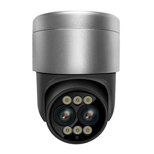 ESCAM G03 2x4MP Dual Lens Zoom 8X Dual Light Source WiFi Camera Support Two-way Voice & Motion Detection(US Plug) by ESCAM