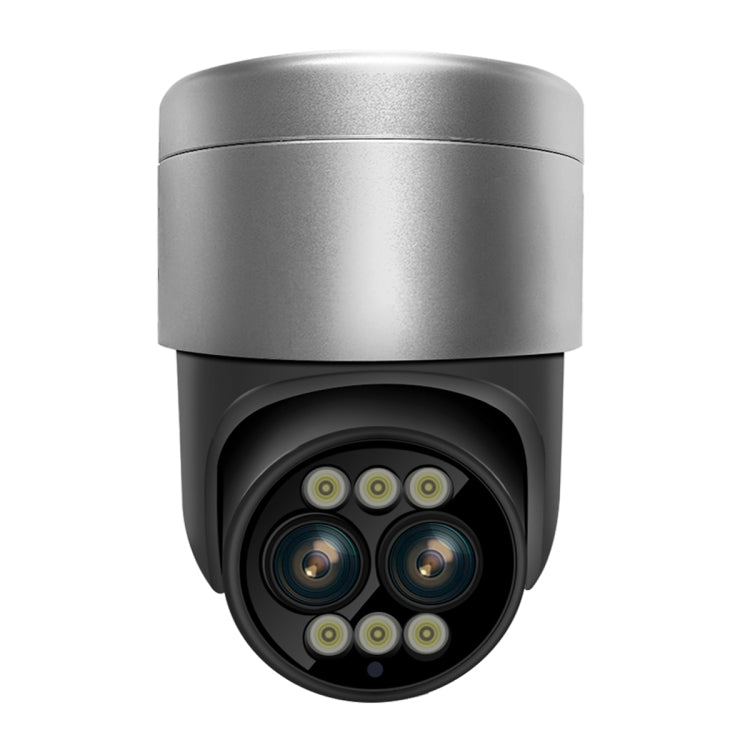 ESCAM G03 2x4MP Dual Lens Zoom 8X Dual Light Source WiFi Camera Support Two-way Voice & Motion Detection(AU Plug) by ESCAM