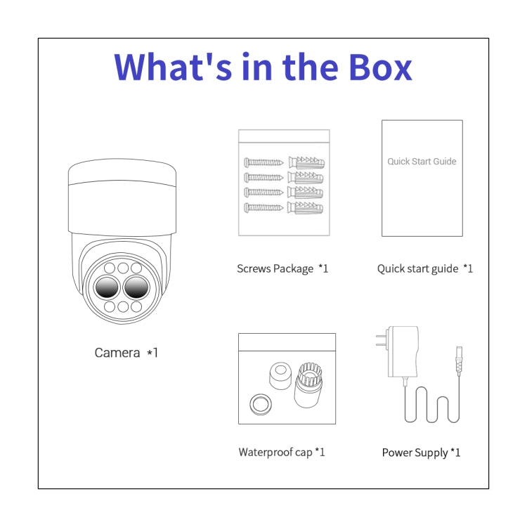 ESCAM G03 2x4MP Dual Lens Zoom 8X Dual Light Source WiFi Camera Support Two-way Voice & Motion Detection(UK Plug) by ESCAM