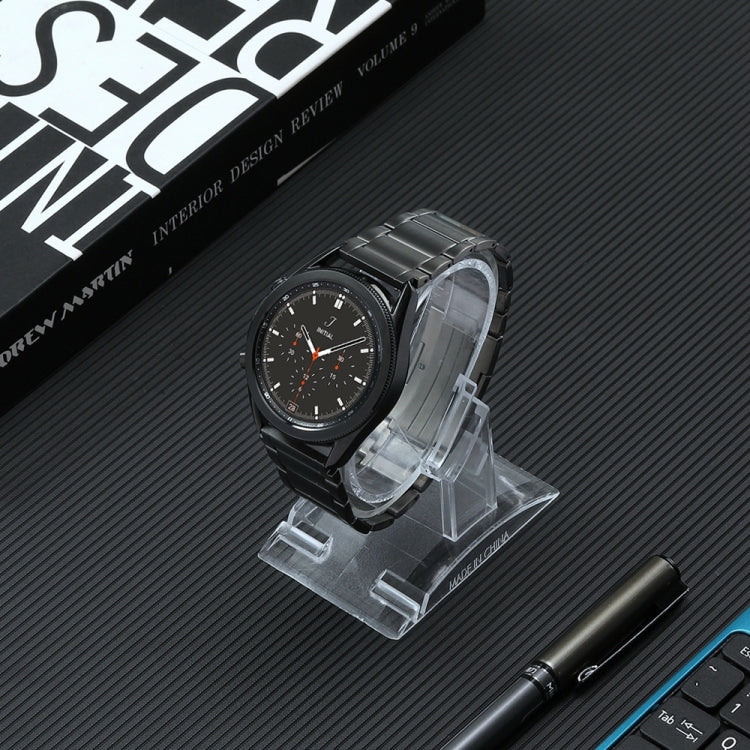 For Huawei Watch 4 Pro/GT3/GT2 Porsche Ver 22mm Three Strains HW Buckle Titanium Steel Watch Band(Grey) by bashfashion