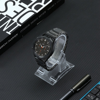 For Huawei Watch 4 Pro/GT3/GT2 Porsche Ver 22mm Three Strains HW Buckle Titanium Steel Watch Band(Grey) by bashfashion