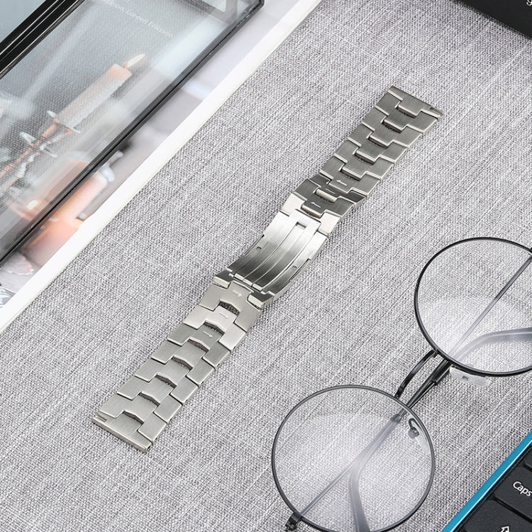 For Huawei Watch 3 Pro/GT3 SE/GT2 Pro 22mm Original Buckle Titanium Steel Watch Band(Silver) by bashfashion